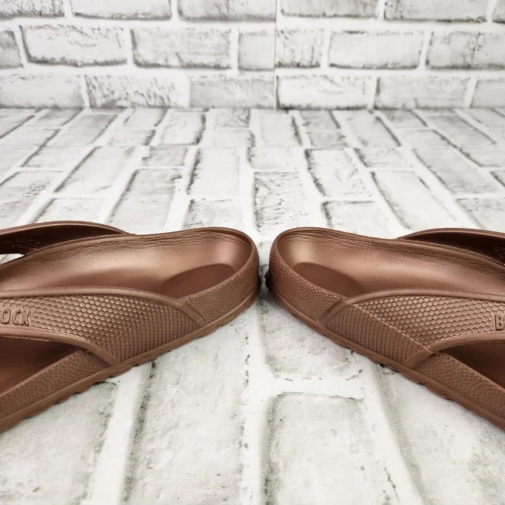 Birkenstock Honolulu Essentials EVA Women's Size US 7 EU 38 Copper Slides Sandal - Picture 4 of 10